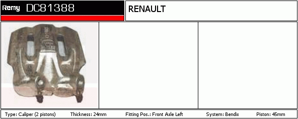 DELCO REMY DC81388 Brake...