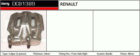 DELCO REMY DC81389 Brake...