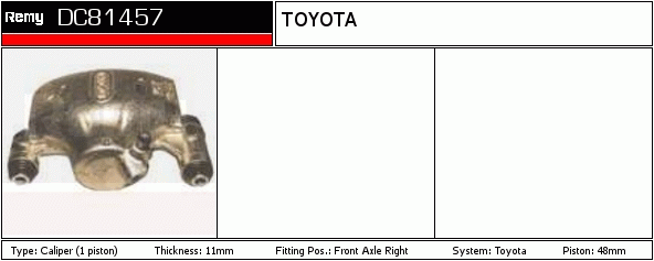 DELCO REMY DC81457 Brake...