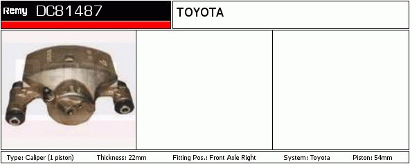 DELCO REMY DC81487 Brake...