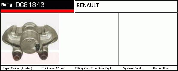 DELCO REMY DC81843 Brake...