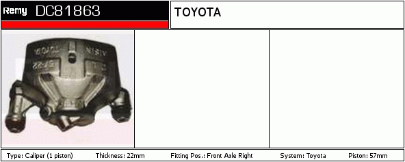 DELCO REMY DC81863 Brake...