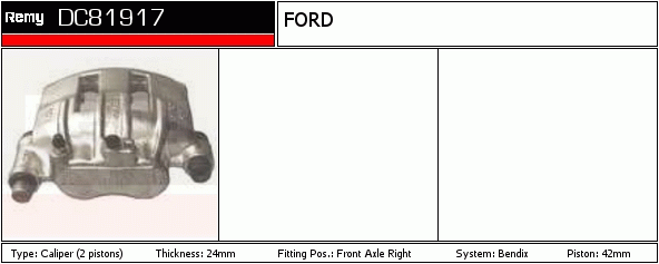 DELCO REMY DC81917 Brake...