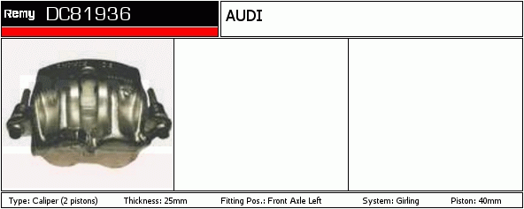 DELCO REMY DC81936 Brake...