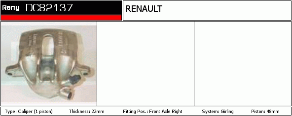 DELCO REMY DC82137 Brake...