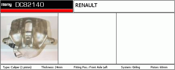 DELCO REMY DC82140 Brake...