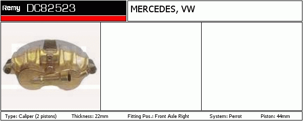 DELCO REMY DC82523 Brake...