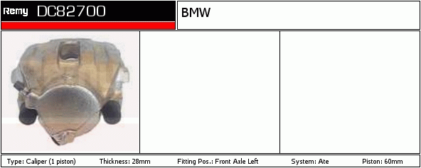 DELCO REMY DC82701 Brake...