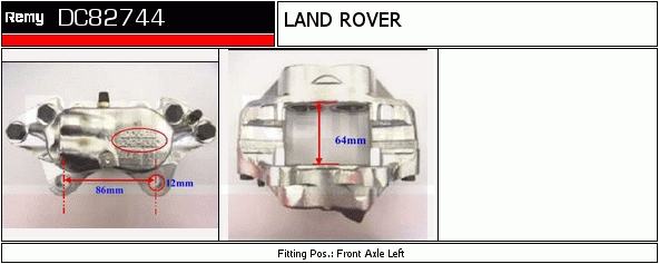 DELCO REMY DC82744 Brake...