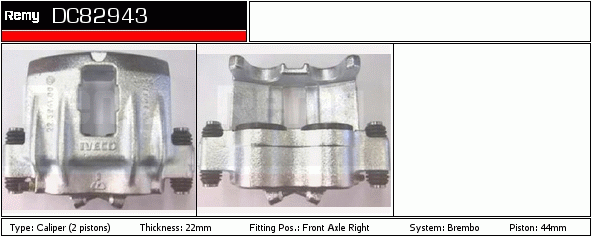 DELCO REMY DC82943 Brake...