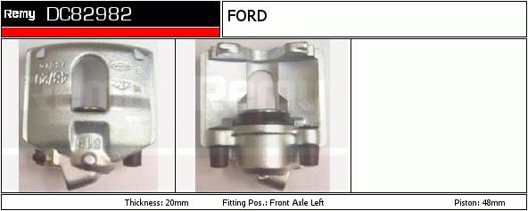 DELCO REMY DC82982 Brake...