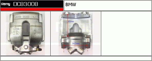 DELCO REMY DC83008 Brake...