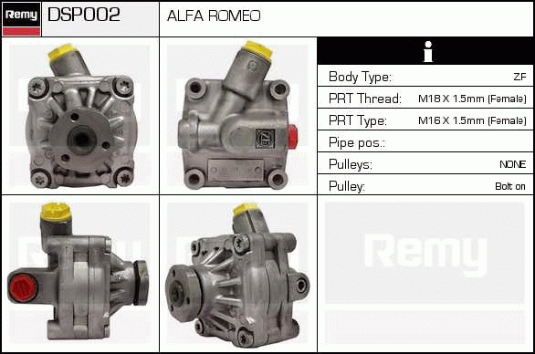 DELCO REMY DSP002 Hydraulic...