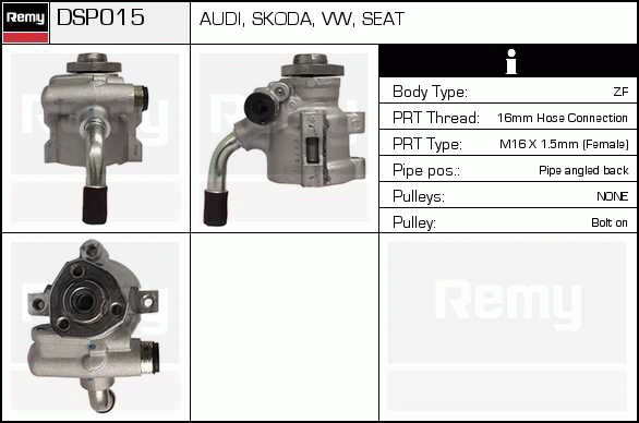 DELCO REMY DSP015 Hydraulic...