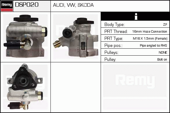 DELCO REMY DSP020 Hydraulic...