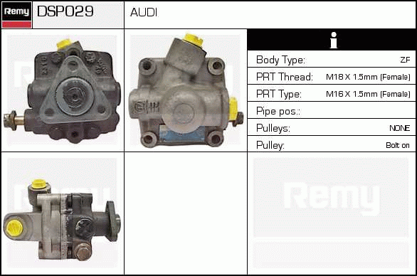 DELCO REMY DSP029 Hydraulic...