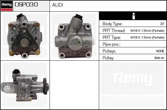 DELCO REMY DSP030 Hydraulic...