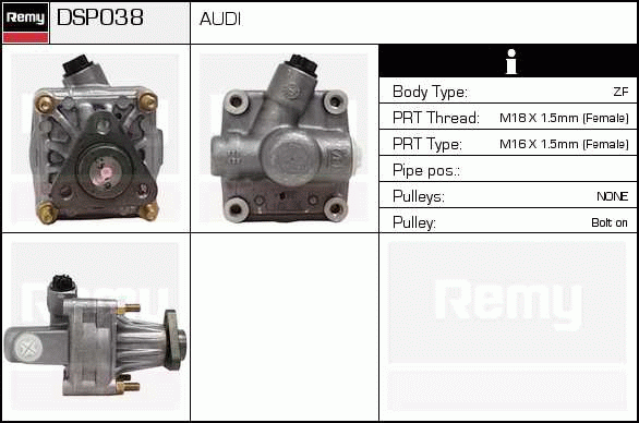 DELCO REMY DSP038 Hydraulic...