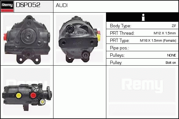 DELCO REMY DSP052 Hydraulic...