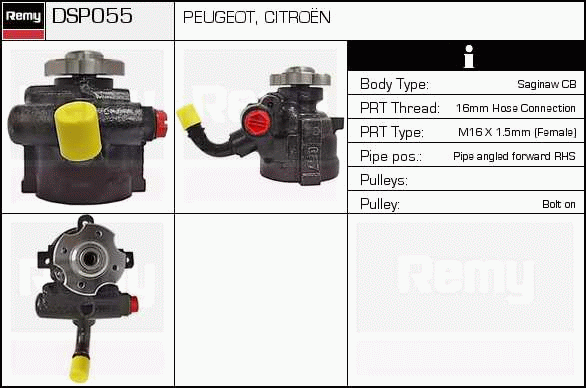 DELCO REMY DSP055 Hydraulic...