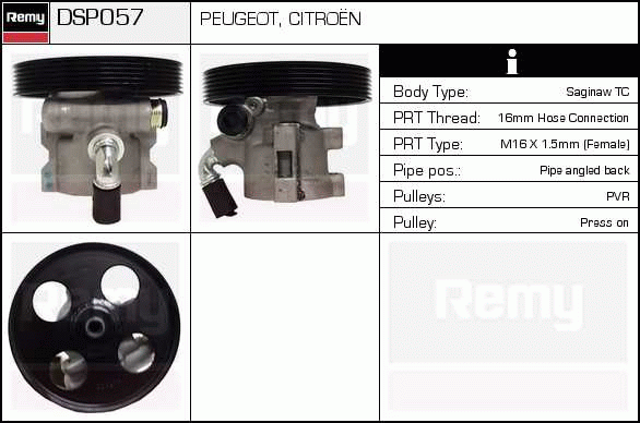 DELCO REMY DSP057 Hydraulic...