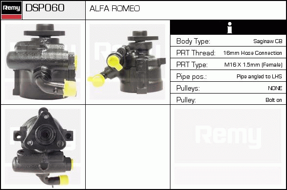 DELCO REMY DSP060 Hydraulic...