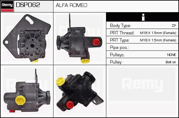 DELCO REMY DSP062 Hydraulic...