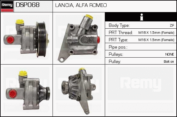 DELCO REMY DSP068 Hydraulic...