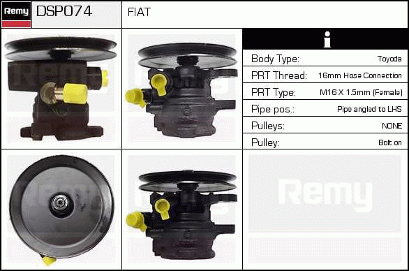 DELCO REMY DSP074 Hydraulic...