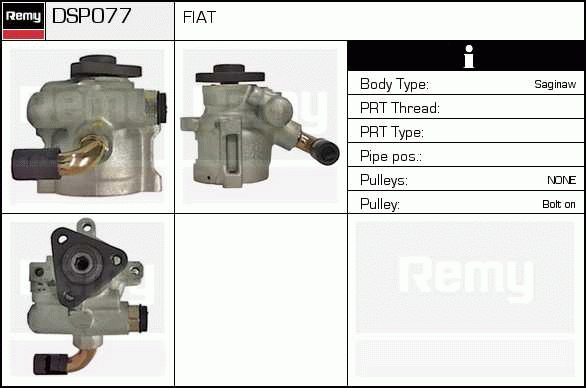 DELCO REMY DSP077 Hydraulic...