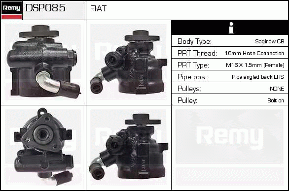 DELCO REMY DSP085 Hydraulic...