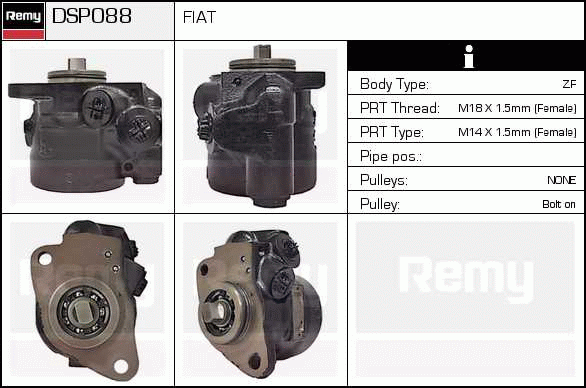 DELCO REMY DSP088 Hydraulic...