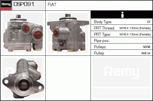 DELCO REMY DSP091 Hydraulic...