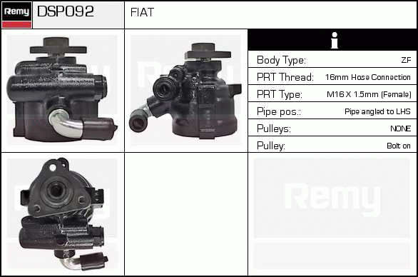 DELCO REMY DSP092 Hydraulic...