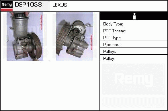 DELCO REMY DSP1038...