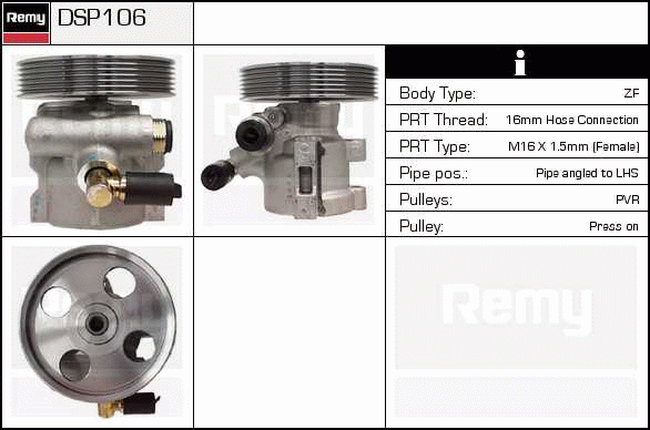 DELCO REMY DSP106 Hydraulic...