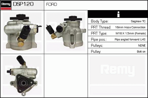 DELCO REMY DSP120 Hydraulic...