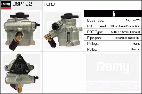 DELCO REMY DSP122 Hydraulic...