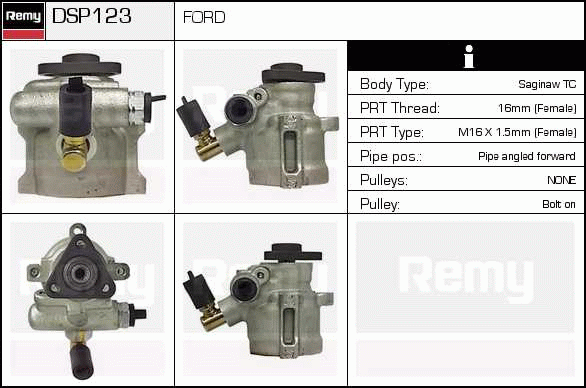 DELCO REMY DSP123 Hydraulic...