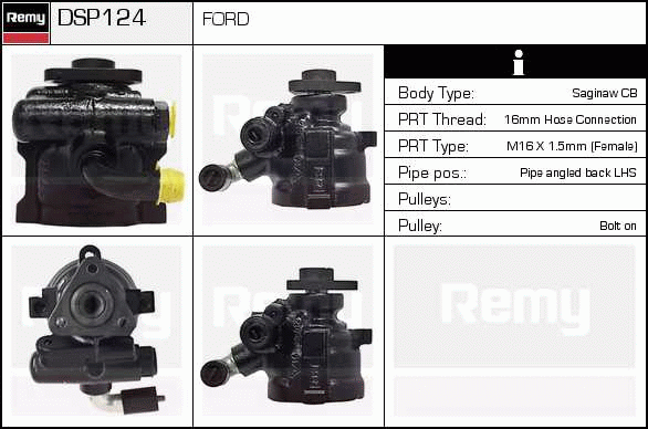 DELCO REMY DSP124 Hydraulic...