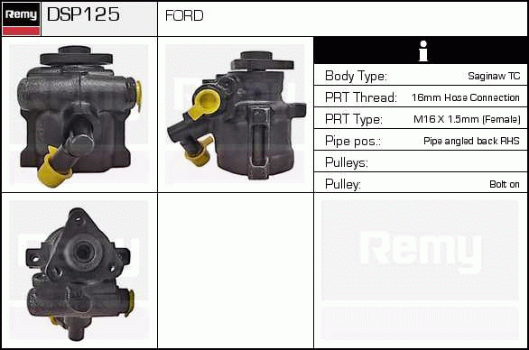 DELCO REMY DSP125 Hydraulic...