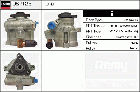 DELCO REMY DSP126 Hydraulic...