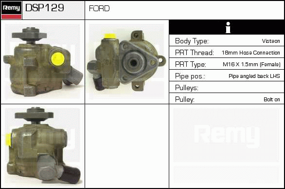 DELCO REMY DSP129 Hydraulic...