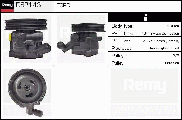 DELCO REMY DSP143 Hydraulic...