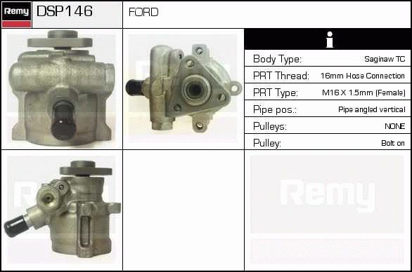 DELCO REMY DSP146 Hydraulic...