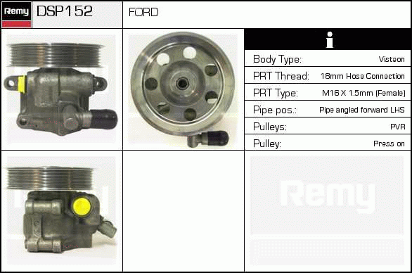 DELCO REMY DSP152 Hydraulic...