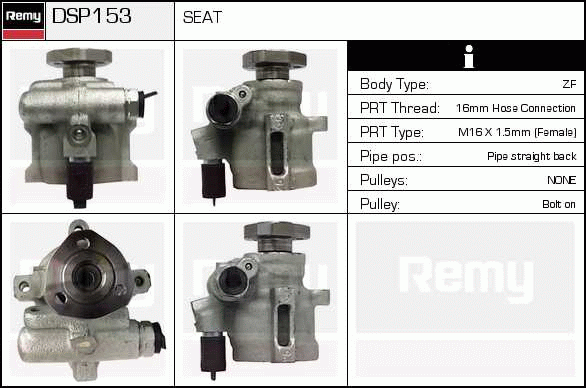 DELCO REMY DSP153 Hydraulic...