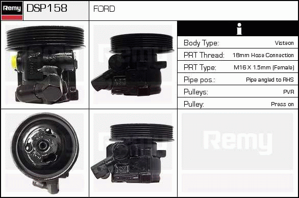 DELCO REMY DSP158 Hydraulic...