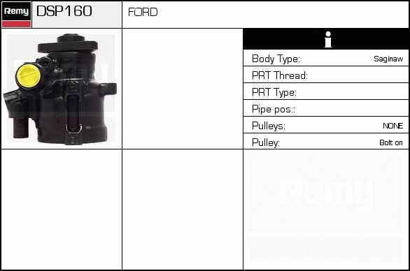 DELCO REMY DSP160 Hydraulic...