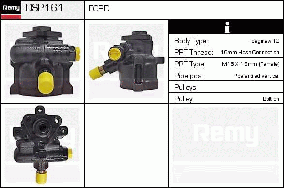 DELCO REMY DSP161 Hydraulic...